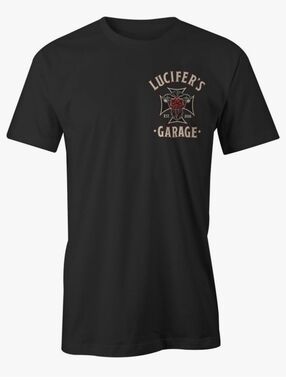 Lucifer's Garage Black Graphic T-Shirt  Sz 3XL